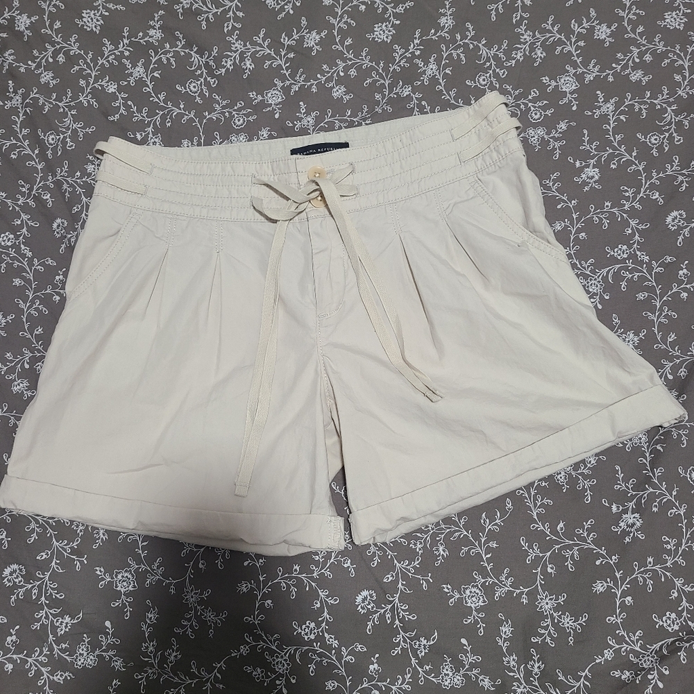 Banana Republic Beige Drawstring Shorts Size 4
